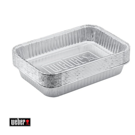 Алюминиевые поддоны для сбора жира Weber 22 x 15 см 10 шт