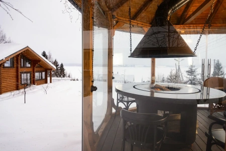 Гриль стол Гималаи натуральный камень 1200 мм