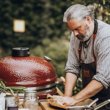 Керамический угольный уличный гриль Le Chef PRO 2.0