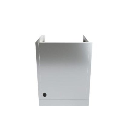 Тумба-основание боковой горелки Brennex BG011 с 2-мя выдвижными ящиками металик Онтарио