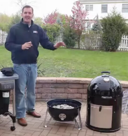 Коптильня Weber Smokey Mountain Cooker, 47 см