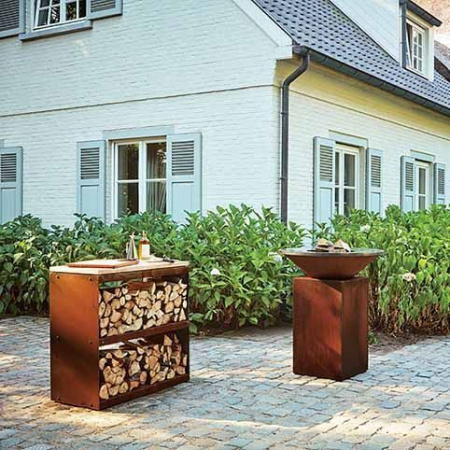 Поленница OFYR Corten Dressoir
