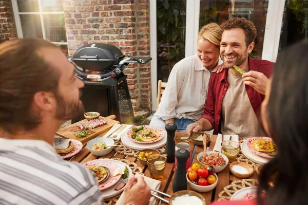 Weber Q-3200N гриль газовый с тележкой премиум-класса