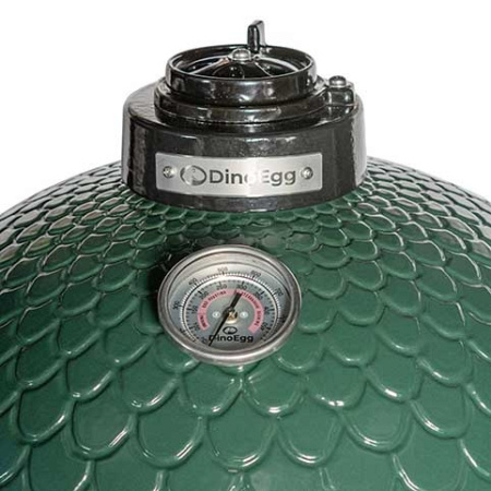 Керамический угольный гриль DinoEgg Classic Green