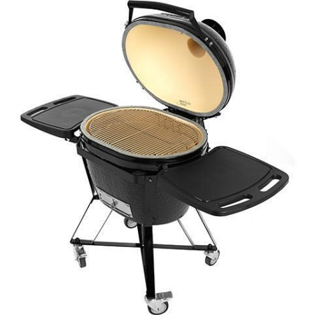 Керамический гриль барбекю Primo Oval 300 Family All in One с подставкой и столиком