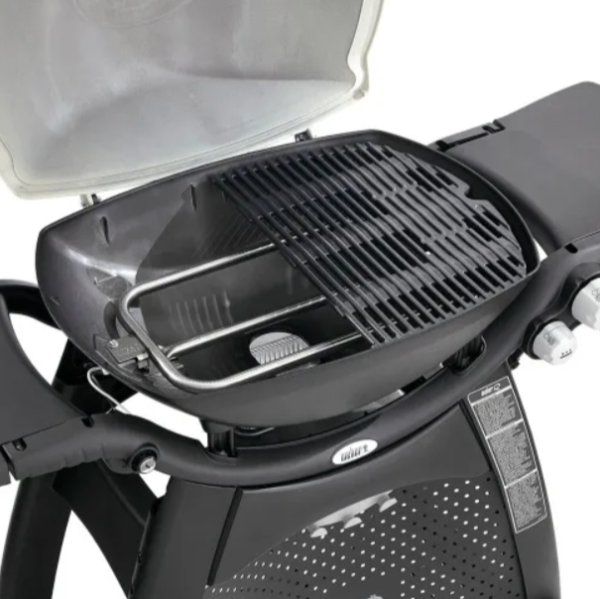 Weber Q-3200 гриль газовый на тележке, слоновая кость