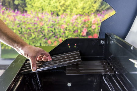 Универсальная решетка Char-Broil стальная (черная)