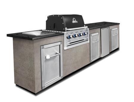 Газовый гриль Broil King Regal 420, встраиваемый для гриль-кухни