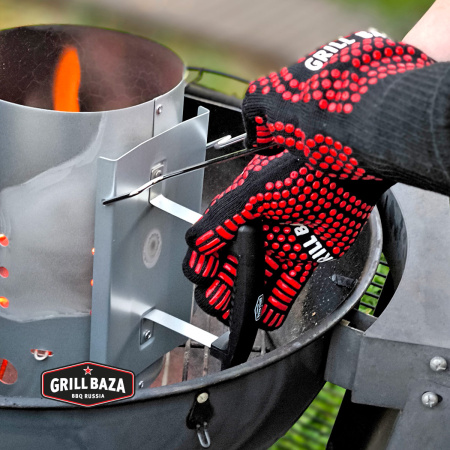Перчатка для ухода за грилем, жаростойкая, 1 шт.