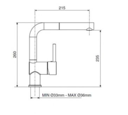 Смеситель Reginox Garda Chrome