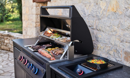 Встраиваемый газовый гриль Napoleon, BIG-32“ (матовый черный)