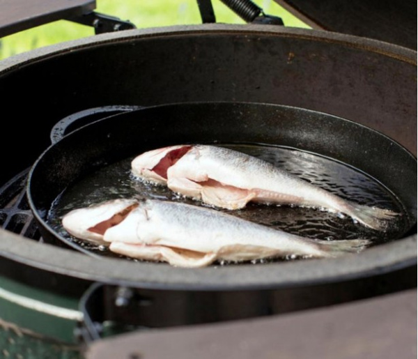 Сковорода чугунная для гриля L/M/S/MX, круглая, 2 ручки, D260мм