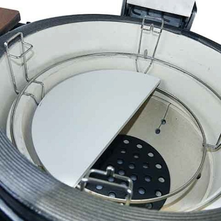 Керамический угольный гриль Fornetto Lento L Black