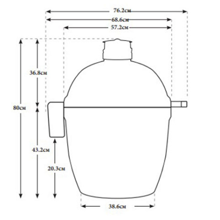 Керамический гриль Kamado Joe Classic II, угольный Joe
