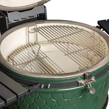 Керамический угольный гриль DinoEgg Classic Green