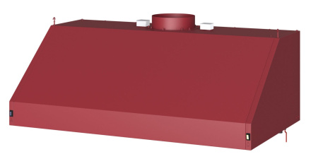 Зонт вытяжной S1 с подсветкой, красный Онтарио