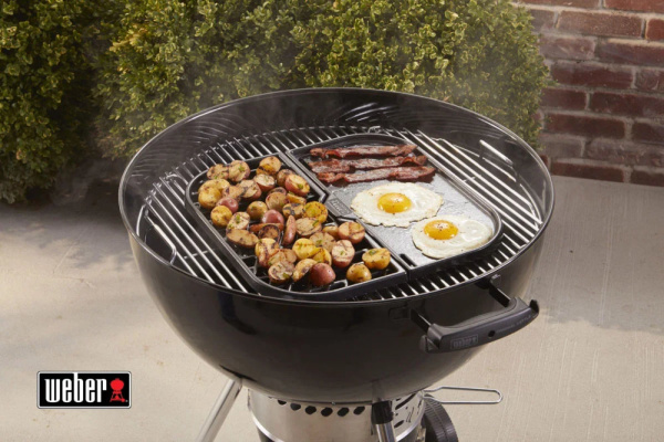 Чугунная решетка-гриль и противень - Gourmet BBQ System