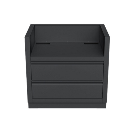 Тумба-основание гриля BULL Angus с 2-мя выдвижными ящиками черная Онтарио