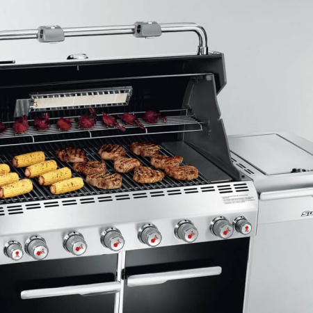 Газовый гриль Weber Summit E-670 GBS, черный