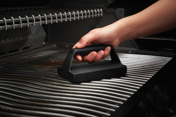 Губка абразивная, аксессуар для чистки решеток гриля