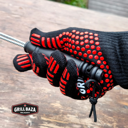 Перчатка для ухода за грилем, жаростойкая, 1 шт.